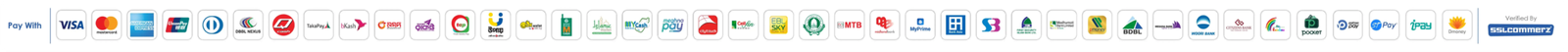 Accepted Payment Methods - SSLCommerz